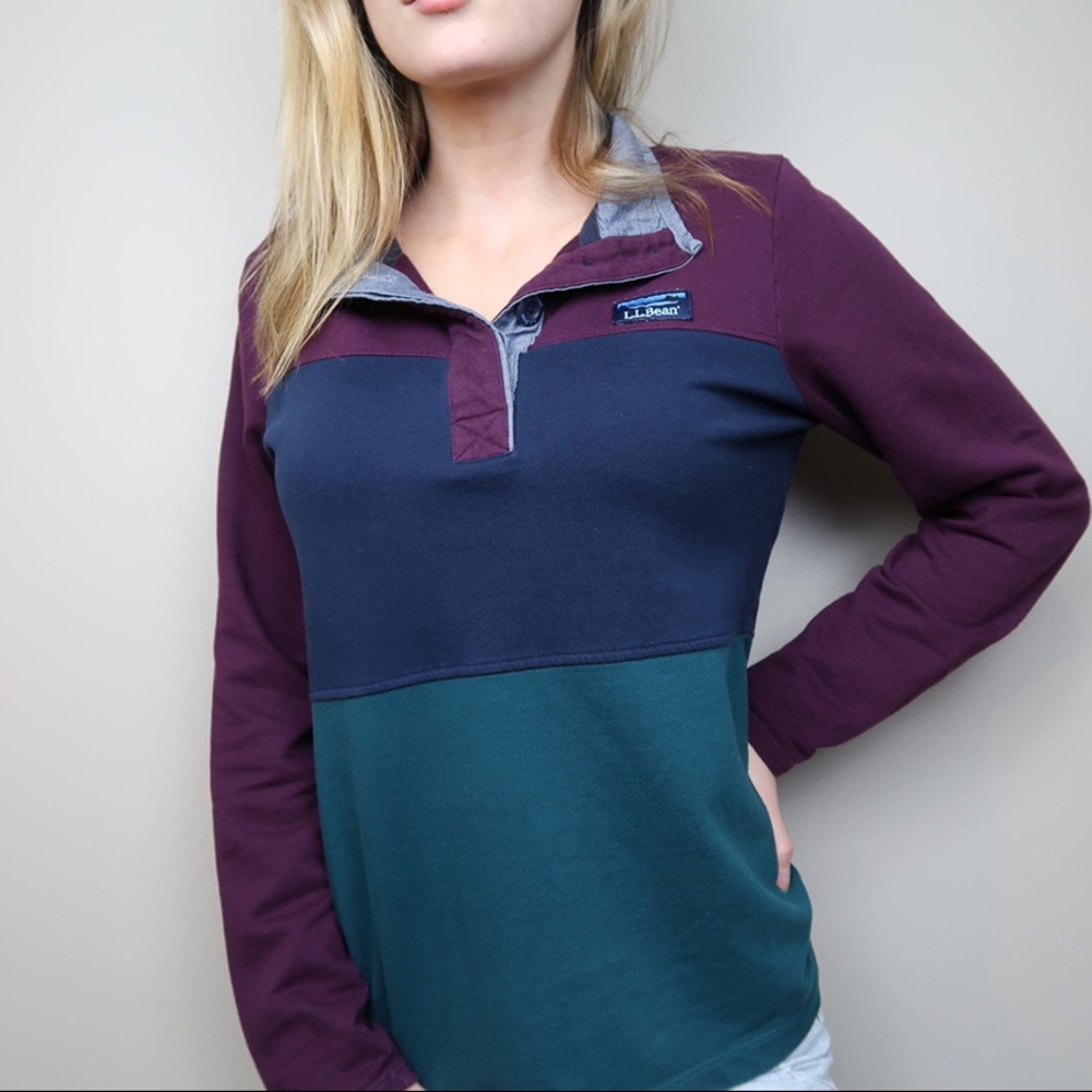 L.L. Bean Rugby Shirt EUC